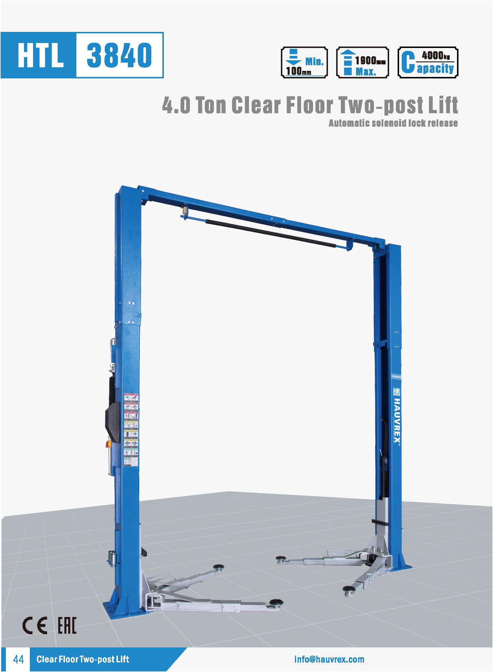 HTL3840 Two-post Lift